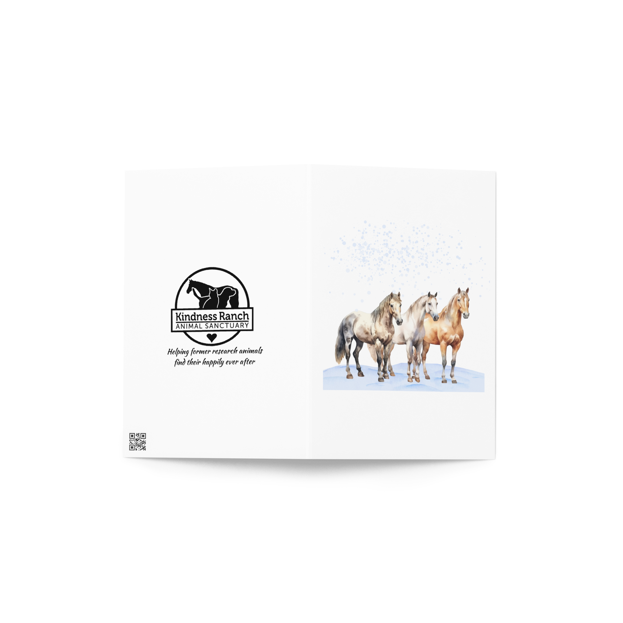 Horses Holiday Card