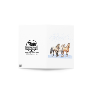 Horses Holiday Card