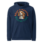 Load image into Gallery viewer, Kindness Ranch &quot;Adopt Compassion, Rescue Love&quot; adidas fleece hoodie
