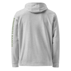 Kindness Ranch "Adopt Compassion, Rescue Love" adidas fleece hoodie