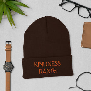 Kindness Ranch "Adopt Compassion, Rescue Love" Cuffed Beanie