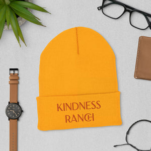 Kindness Ranch "Adopt Compassion, Rescue Love" Cuffed Beanie