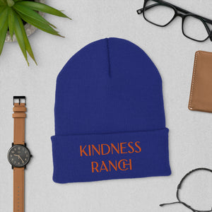 Kindness Ranch "Adopt Compassion, Rescue Love" Cuffed Beanie