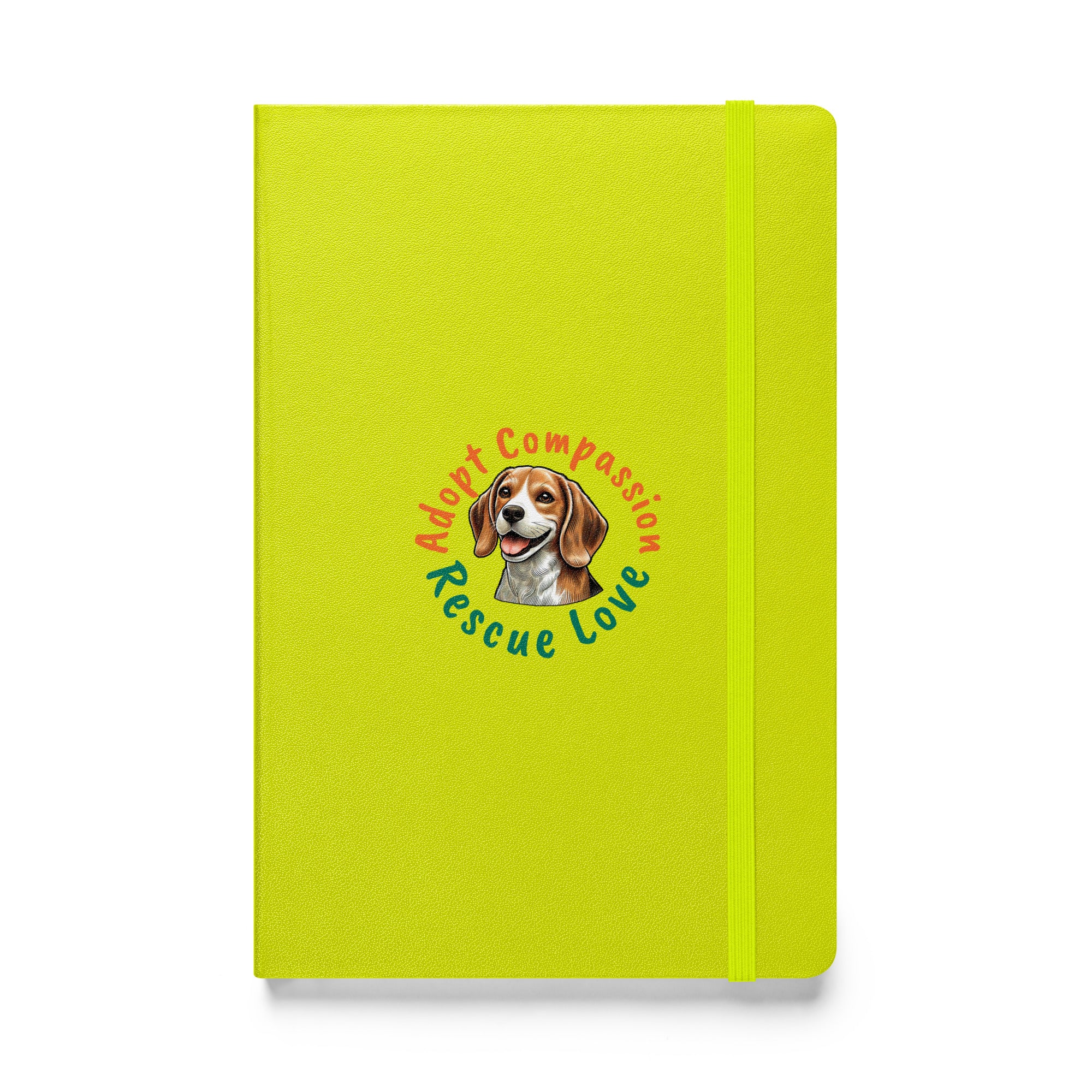 Kindness Ranch "Adopt Compassion, Rescue Love" Hardcover bound notebook