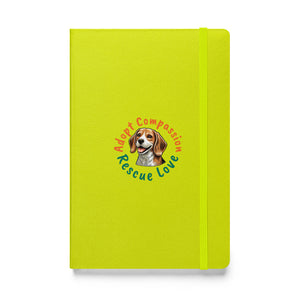 Kindness Ranch "Adopt Compassion, Rescue Love" Hardcover bound notebook