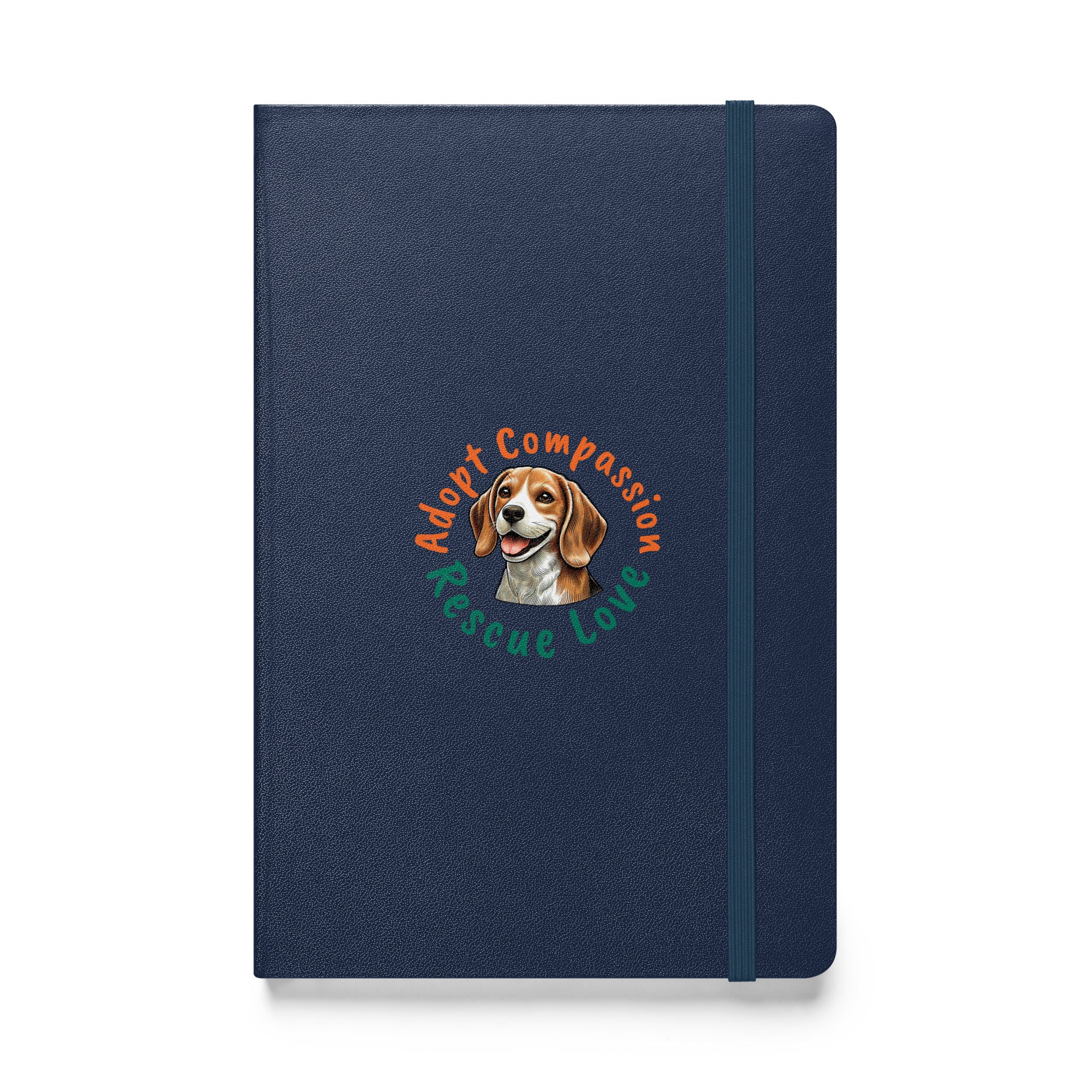 Kindness Ranch "Adopt Compassion, Rescue Love" Hardcover bound notebook