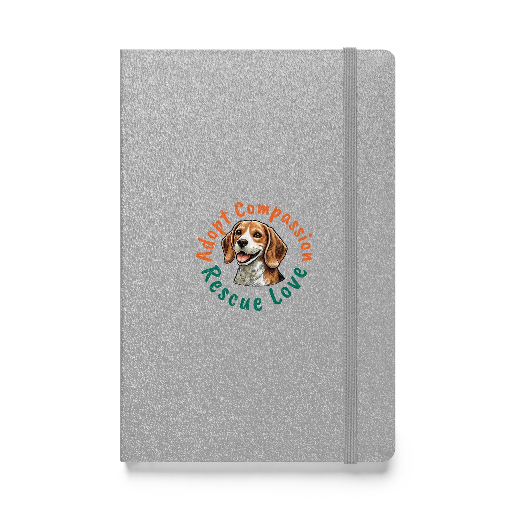 Kindness Ranch "Adopt Compassion, Rescue Love" Hardcover bound notebook