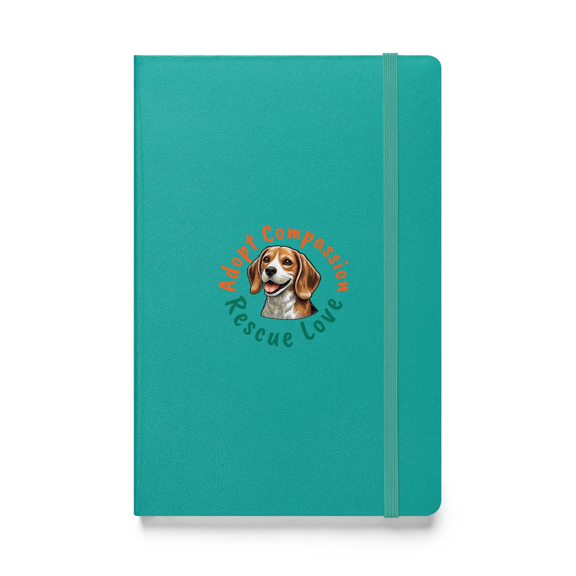 Kindness Ranch "Adopt Compassion, Rescue Love" Hardcover bound notebook