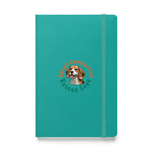 Kindness Ranch "Adopt Compassion, Rescue Love" Hardcover bound notebook