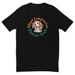 Load image into Gallery viewer, Kindness Ranch &quot;Adopt Compassion, Rescue Love&quot; Mens Fitted Short Sleeve T-shirt
