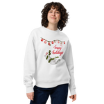 Load image into Gallery viewer, Cat &#39;Happy Holidays&#39; Eco-Sweatshirt
