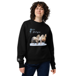 Load image into Gallery viewer, Horses &#39;Let It Snow&#39; Holiday Eco-Sweatshirt
