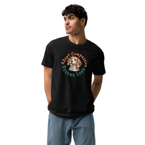 Kindness Ranch "Adopt Compassion, Rescue Love" Unisex staple eco t-shirt