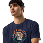 Load image into Gallery viewer, Kindness Ranch &quot;Adopt Compassion, Rescue Love&quot; Unisex staple eco t-shirt
