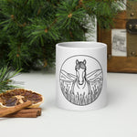 Load image into Gallery viewer, Kindness Ranch &quot;Adopt Compassion, Rescue Love&quot; White glossy mug
