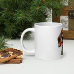 Load image into Gallery viewer, Kindness Ranch &quot;Adopt Compassion, Rescue Love&quot; White glossy mug
