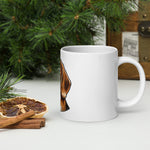 Load image into Gallery viewer, Kindness Ranch &quot;Adopt Compassion, Rescue Love&quot; White glossy mug
